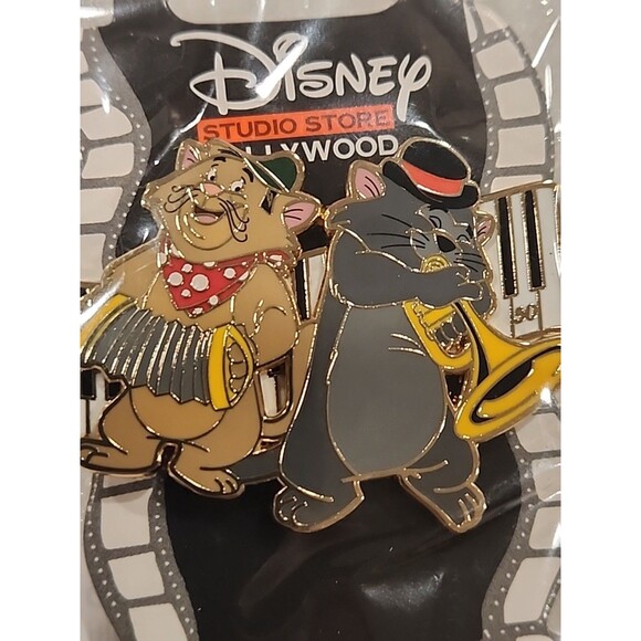 Disney Pin The Aristocats 50th Anniversary Peppo and Scat Cat DSSH LE 400 143611 - Picture 3 of 7